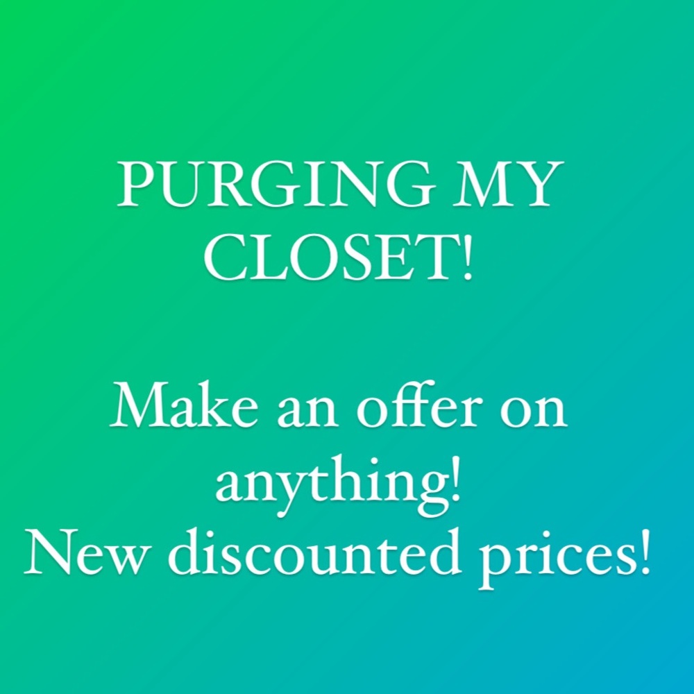 PURGING MY CLOSET!